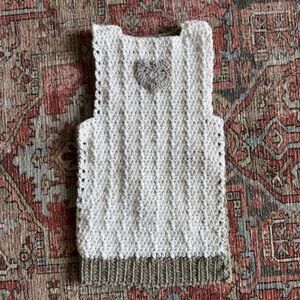 Handmade Crocheted Baby Dress/Vest